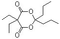 CAS # 5408-18-4, 5,5-Diethyl-2,2-dipropyl-1,3-dioxane-4,6-dione, NSC 10779