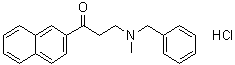 CAS # 5409-71-2, 3-[Methyl(phenylmethyl)amino]-1-(2-naphthalenyl)-1-propanone hydrochloride