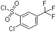 structure of CAS# 54090-08-3, 2-氯-5-(三氟甲基)苯磺酰氯
