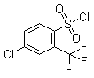 structure of CAS# 54090-42-5, 4-氯-2-(三氟甲基)苯磺酰氯
