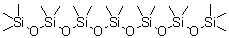 Hexadecamethylheptasiloxane molecular structure (CAS 541-01-5)