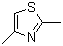 structure of CAS# 541-58-2, 2,4-二甲基噻唑