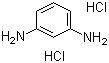 1,3-苯二胺盐酸盐分子结构 (CAS 541-69-5)