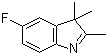5-氟-2,3,3-三甲基-3H-吲哚分子结构 (CAS 54136-23-1)