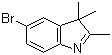 structure of CAS# 54136-24-2, 5-溴-2,3,3-三甲基-3H-吲哚