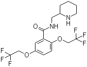 structure of CAS# 54143-55-4, 氟卡尼
