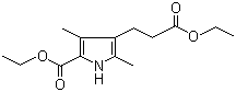 structure of CAS# 54278-10-3, 5-乙氧羰基-2,4-二甲基-1-氢-吡咯-3-丙酸乙酯