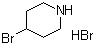 4-溴哌啶氢溴酸盐分子结构 (CAS 54288-70-9)