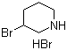 3-溴哌啶氢溴酸盐分子结构 (CAS 54288-72-1)