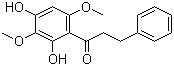 structure of CAS# 54299-52-4, 1-(2,4-二羟基-3,6-二甲氧基苯基)-3-苯基-1-丙酮