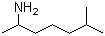 structure of CAS# 543-82-8, 1,5-Dimethylhexylamine