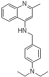 CAS # 5430-95-5, N-[[4-(Diethylamino)phenyl]methyl]-2-methyl-4-quinolinamine