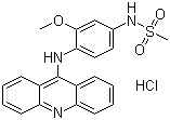 structure of CAS# 54301-15-4, 盐酸胺苯吖啶