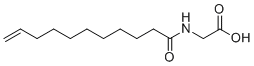 CAS 登录号：54301-26-7, N-(1-氧代-10-十一碳烯-1-基)-甘氨酸