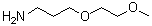 3-(2-甲氧基乙氧基)丙胺分子结构 (CAS 54303-31-0)