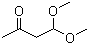 structure of CAS# 5436-21-5, 4,4-二甲氧基-2-丁酮