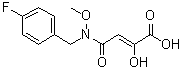 CAS # 543730-41-2, 4-[[(4-Fluorophenyl)methyl]methoxyamino]-2-hydroxy-4-oxo-2-butenoic acid