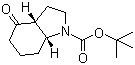 structure of CAS# 543910-25-4, (3aR,7aR)-rel-八氢-4-氧代-1H-吲哚-1-羧酸叔丁酯