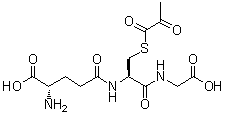 N-[S-(1,2-二氧代丙基)-N-L-gamma-谷氨酰-L-半胱氨酰]甘氨酸分子结构 (CAS 54398-03-7)