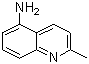 structure of CAS# 54408-50-3, 5-氨基喹哪啶