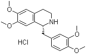 structure of CAS# 54417-53-7, (R)-Tetrahydropapaverine hydrochloride