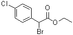 alpha-溴-4-氯苯乙酸乙酯分子结构 (CAS 5445-25-0)