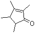 2,3,4,5-四甲基-2-环戊烯酮分子结构 (CAS 54458-61-6)