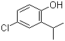 4-氯-2-异丙基苯酚分子结构 (CAS 54461-05-1)
