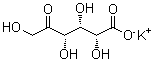 structure of CAS# 5447-60-9, Potassium 5-ketogluconate