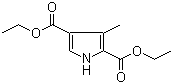 structure of CAS# 5448-16-8, 3-Methyl-1H-pyrrole-2,4-dicarboxylic acid diethyl ester