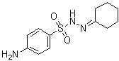 CAS # 5448-65-7, 4-Aminobenzenesulfonic acid cyclohexylidenehydrazide, NSC 18061