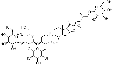 CAS 登录号：54522-53-1, 甲基原纤细薯蓣皂甙