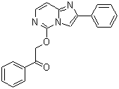 CAS 登录号：54535-55-6, 1-苯基-2-[(2-苯基咪唑并[1,2-c]嘧啶-5-基)氧基]乙酮