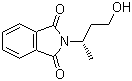 structure of CAS# 545376-10-1, 2-[(1S)-3-羟基-1-甲基丙基]-1H-异吲哚1,3(2H)-二酮