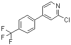 2-氯-4-[4-(三氟甲基)苯基]吡啶分子结构 (CAS 545396-54-1)