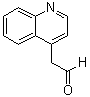4-喹啉乙醛分子结构 (CAS 545423-96-9)