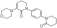 5,6-二氢-3-(4-吗啉基)-1-[4-(2-氧代-1-哌啶基)苯基]-2(1H)-吡啶酮分子结构 (CAS 545445-44-1)