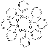 structure of CAS# 546-56-5, 八苯基环四硅氧烷