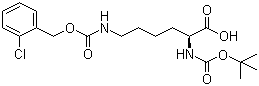 structure of CAS# 54613-99-9, N-叔丁氧羰基-N'-(2-氯苄氧羰基)-L-赖氨酸