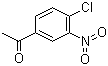 structure of CAS# 5465-65-6, 4-氯-3-硝基苯乙酮