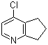 structure of CAS# 54664-55-0, 4-氯-6,7-二氢-5H-环戊二烯并[b]吡啶