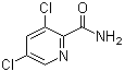 3,5-Dichloro-2-pyridinecarboxamide molecular structure (CAS 5468-71-3)