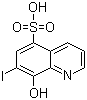 structure of CAS# 547-91-1, 7-碘-8-羟基喹啉-5-磺酸