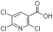 structure of CAS# 54718-39-7, 2,5,6-三氯烟酸