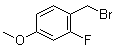 2-氟-4-甲氧基溴苄分子结构 (CAS 54788-19-1)