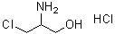 2-氨基-3-氯-1-丙醇盐酸盐分子结构 (CAS 54798-73-1)