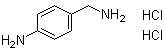 4-(氨基甲基)苯胺二盐酸盐分子结构 (CAS 54799-03-0)