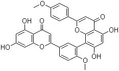 structure of CAS# 548-19-6, 异银杏双黄酮