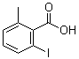 2-碘-6-甲基苯甲酸分子结构 (CAS 54811-50-6)
