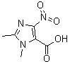 structure of CAS# 54828-06-7, 1,2-Dimethyl-4-nitro-1H-imidazole-5-carboxylic acid